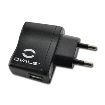 Caricabatterie 220V-USB - 500 mA - NERO