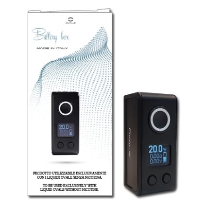 Battery Box Ovale - 900 mAh - NERO