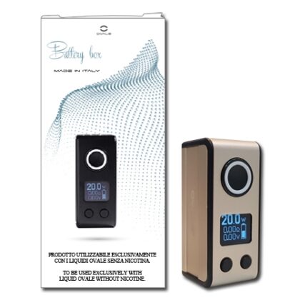 Battery Box Ovale - 900 mAh - Gold