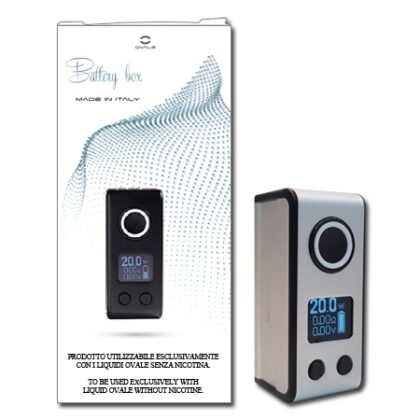 Battery Box Ovale - 900 mAh - Silver
